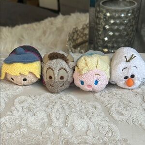 Disney Tsum Tsum Frozen Character Mini Plush Set